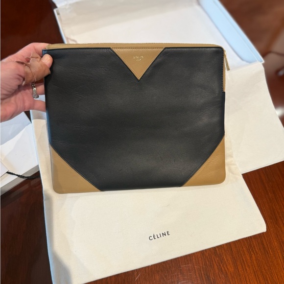 Celine Handbags - New in box never used Celine Macadam colorblock clutch
